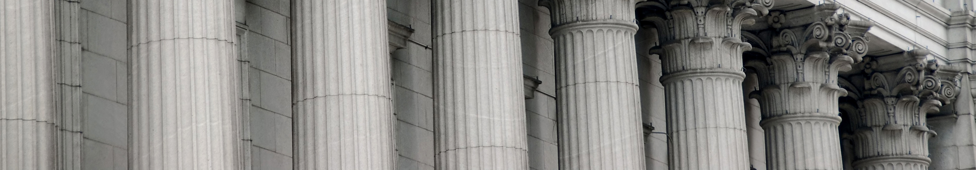 pillars in front of a courthouse.